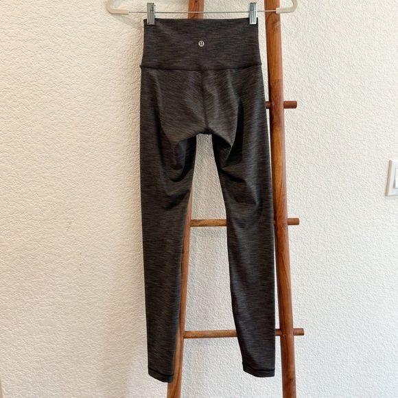 Lululemon Wunder Under High-Rise Tight 28" Legging Heathered Grey Size 2 - Picture 6 of 13